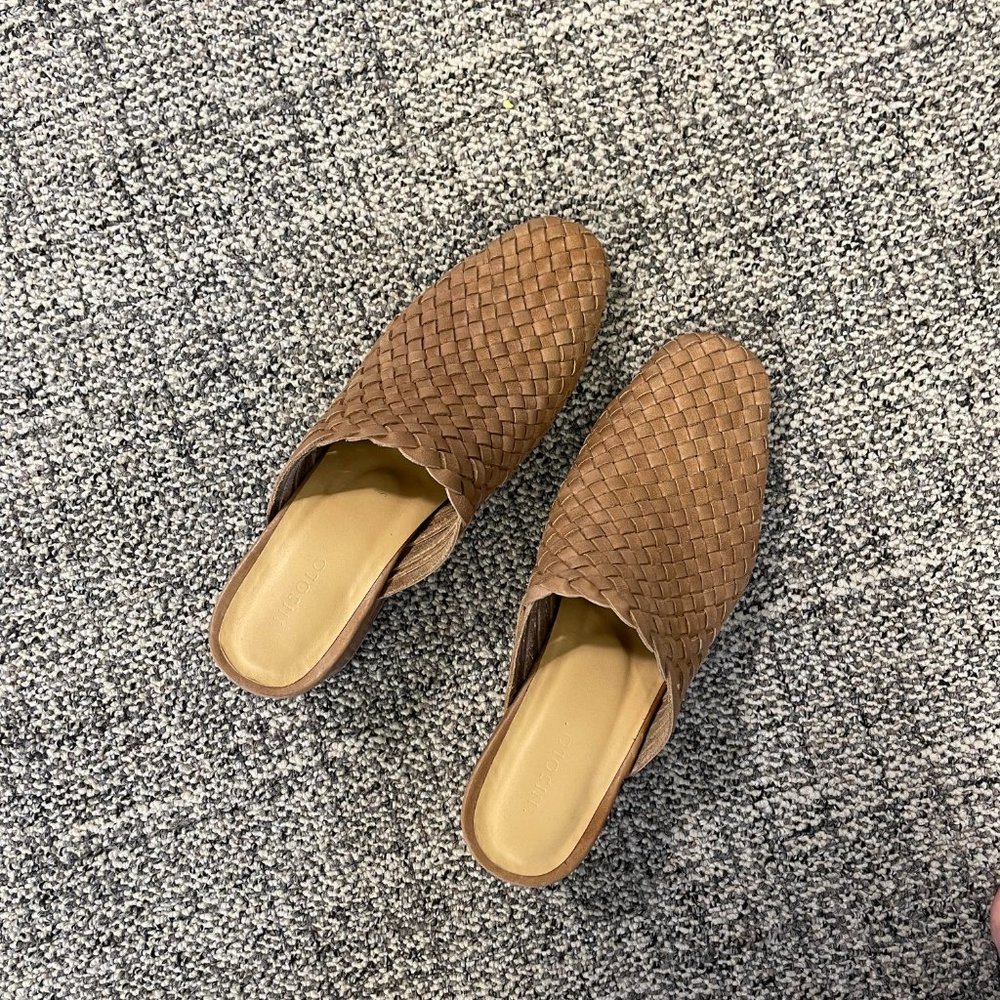 Nisolo All-Day Woven Heeled Mule